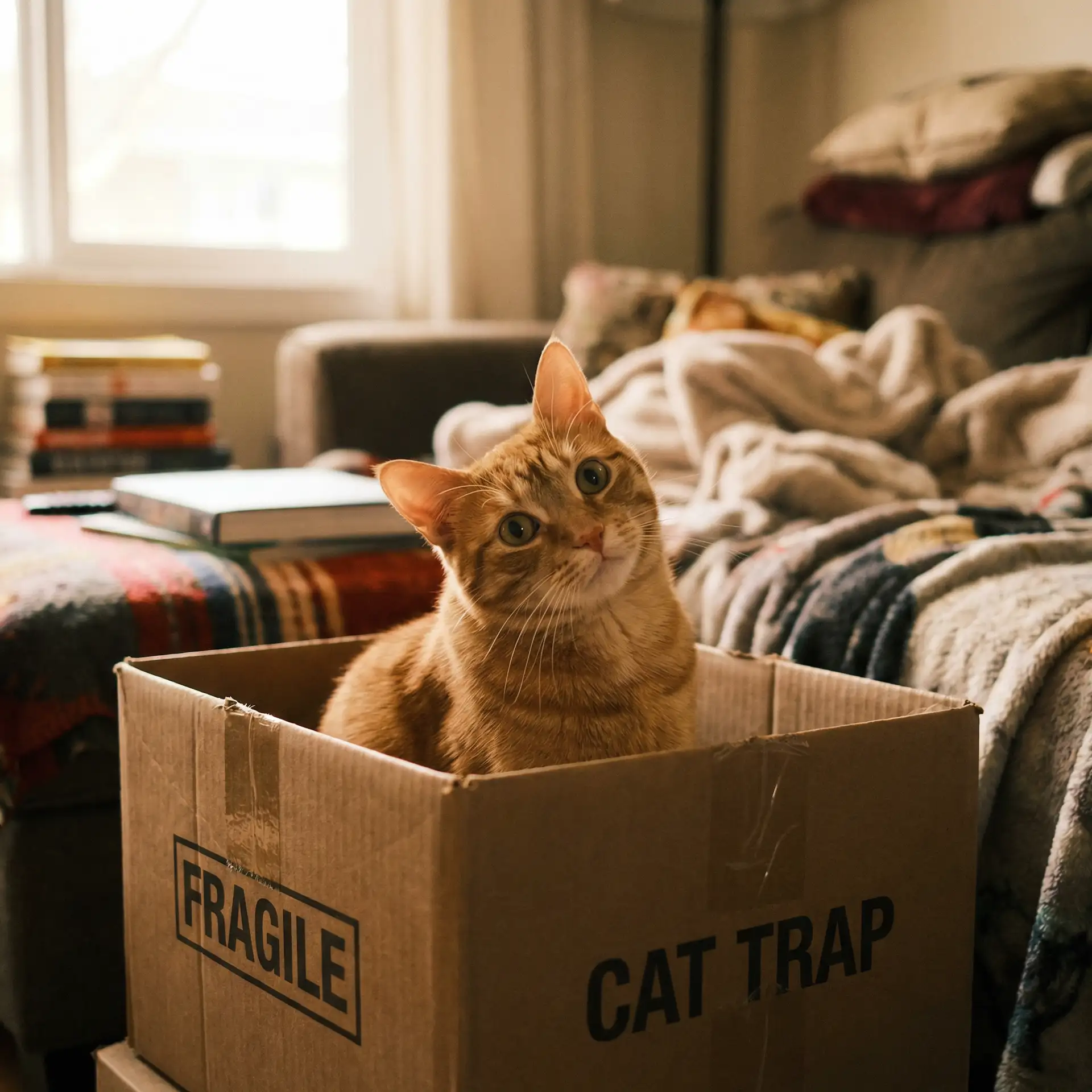橘猫躲在纸箱里 - 波多野结衣高潮喷水在线观看